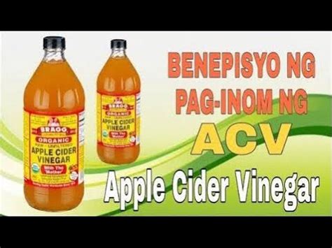 what is apple cider vinegar in tagalog